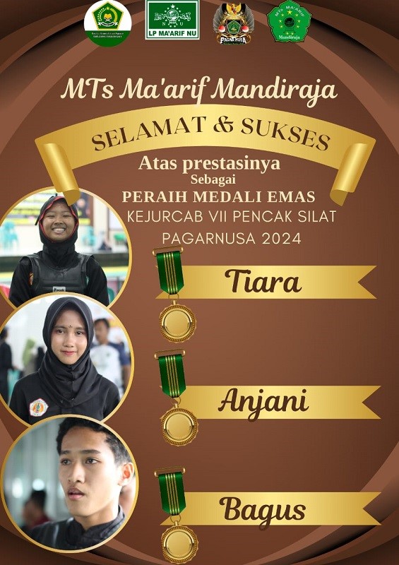 Atlet Pencak Silat Matsamara Borong Medali Emas Dalam Kejurcab VII Tahun 2024 
